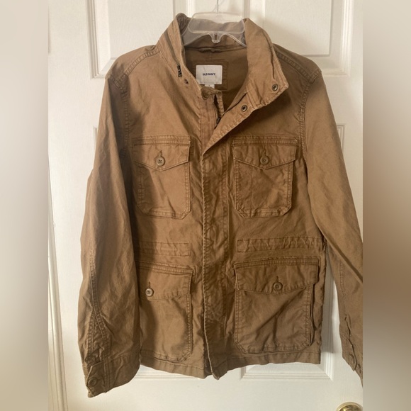 Old Navy Men's Brown Military Jacket - Picture 1 of 4
